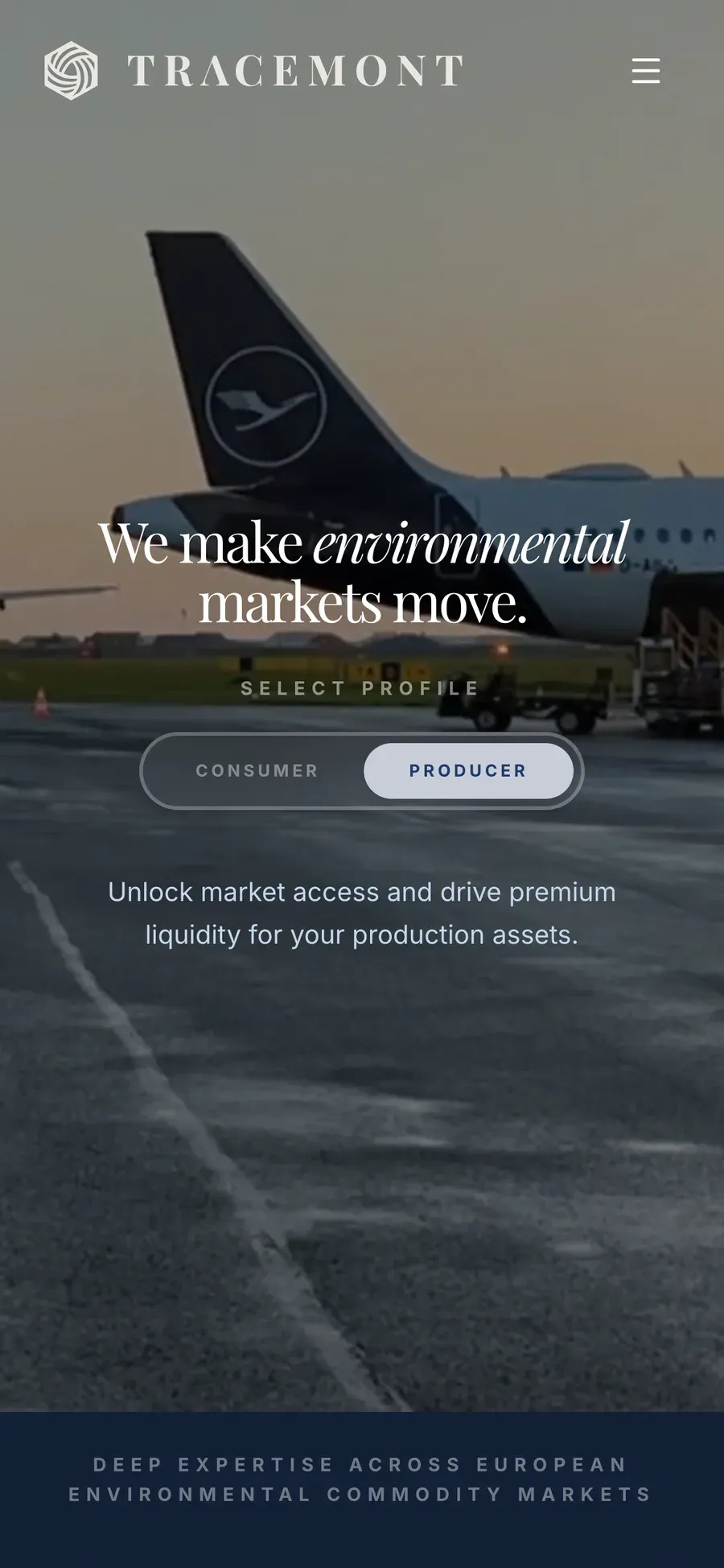 Tracemont — On mobile